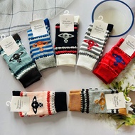 <[CDATA[Striped Casual Cotton Socks]]>