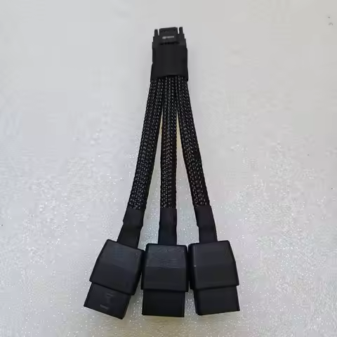 12VHPWR 12+4Pin PCIe 5.0 To 3x8Pin GPU Power Cable For RTX 3090 Ti RTX 4080 4090