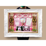 Louis Wedding Garland Storage Frame​White White White​ 16x24 Size​Finger Inch