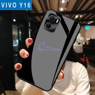 VIVO Y16 - SoftCase Glass Kaca - [ A122 ] - Pelindung Handphone Hp VIVO Y16 - Casing Hp VIVO Y16 - C