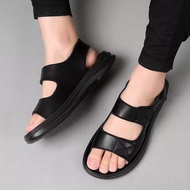 Aldous Sandal Gunung Pria Original Sendal Selop Kulit Casual Flip Flop Model Fashion Outdoor L10