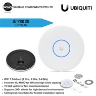 Ubiquiti Unifi U7 Pro XG WiFi 7 Tri-Band Access Point (Lite Mount Included) Model:U7-Pro-XG