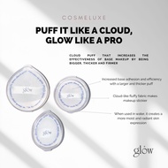 Cosmeluxe GLOW Cloud SPONGE | Soft, Smooth, Multifunctional, Wet, Dry, Flawless, Dewy & No Cakey Fin