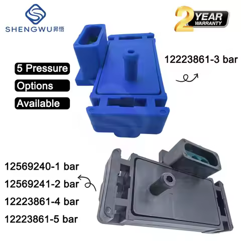 12569240-1BAR 12569241-2BAR 12223861 16040749-3BAR 4BAR 5BAR Turbo Boost MAP Pressure Sensor For Cad