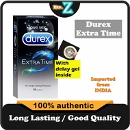 Durex Extra Time delay condom (Extended Pleasure) 100% Original with Ben-zocaine Gel kondom tahan lama