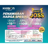 Paket Joss Kvision 1 Bulan dan 6 Bulan K-vision Bromo Cartenz Gol