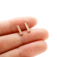 14K Gold-Plated Gold and Silver Earrings