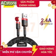 Baseus Cafule / Dynamic Apple charging cable - Micro USB / Type C / apple 1m / 2m , 2.4A, Quick char