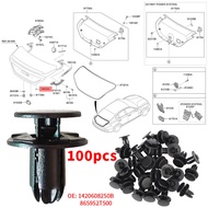 100Pcs for Hyundai H1 Santa Fe Tucson Car Front Bumper Push Clips Rivets Fastener 865952T500 Front E