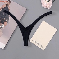 THEGIRL8B Women Thong, Low Waist Deep V Design Women Panties, Europe America Style Underwear Thin St