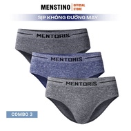 COMBO of 3 Menstino Premium Seamless Triangle Men's Briefs, Elastic, Comfortable Slim Form CB2MTF05