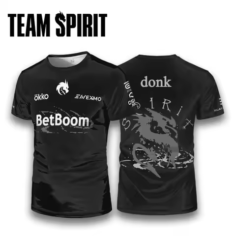2026 Future Is Black Furia Team Uniform Men's Clothing Sports T-shirt Men Esport Fallen Kscerato Nam