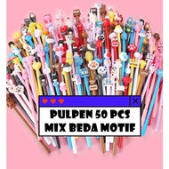*:*:*:*:*] MEOWMI 50pcs Cute Character Pens Wholesale Cartoon Pens Mixed Motifs