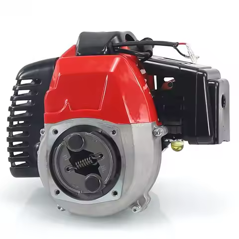 1E44-5 49CC 2 Stroke Engine with Gearbox for Mini Dirt Bike, Pocket Bike, Mini ATV Parts With Gear B