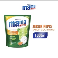 Mama Lemon Mama Lime cuci piring 1500ML refill