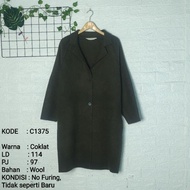 Coat, Long Coat Wool Preloved 034