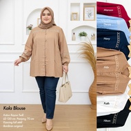 KALA RAYON TWILL EMBROIDERED BLOUSE Embroidered Blouse/ Rayon Twill Blouse/ JUMBO Blouse/ Eid Blouse