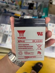 YU4-6 YUASA湯淺4A-6V電池
