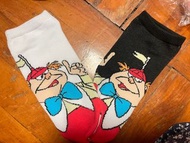 Disney 迪士尼Alice in the wonderland 愛麗絲夢遊仙境双子twins襪sock