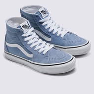 Vans SK8-HI 高筒 帆布皮革 灰藍色 VN0009QPDSB/ 24.5 cm