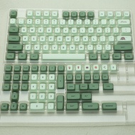 Màn Hình Máy Tính Cơ Mecakute Màu Xanh Lá Cây Pha Chế PBT Nhiệt Chuyển Hóa Cá Nhân Phong Cách Chữ Cá