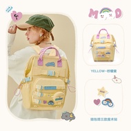 Vanwalk Heart Series กระเป๋าสะพายคู่ความจุขนาดใหญ่สําหรับผู้หญิงสไตล์ใหม่ Campus Travel Student Book