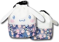 Hatayama Shoji Sanrio Japanese Pattern Hiyori Series 33202941 Round Bottom Drawstring Cinnamon Roll 
