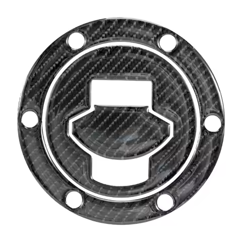 3D Carbon Fiber Tank Gas Cap Pad Filler Cover Sticker Decals For BMW R1200RT K1200S F650 R1150 R/RS/