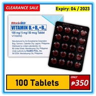 RiteMed Vitamin B Complex (B1, B6, B12) 100 tablets