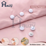 Hauzy - Lock Button Bed Sheet Bed Sheet Bed Sheet - Easy to Install & Anti-Slide