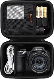 Canboc Carrying Case for KODAK PIXPRO AZ528/AZ405/AZ425/AZ401/AZ255 Digital Camera, Mesh Pocket fit 