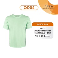 Oren Sport QD Quick Dry Plain T-Shirt - Size 7XL QD04