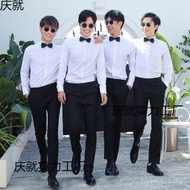 Shirt Brothers Wear White Dress Group Costume Performance Costume Suit Groomsmen Costume Male Weddin