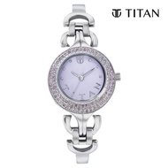 Titan Women's Purple Swarovski Crystal Watch 9925SM01