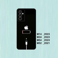 HP Silicone Samsung M14, Samsung M34, Samsung M54, Samsung M52 - Case casing cover Flexible Blackhp