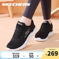 รองเท้าวิ่งผู้หญิง Skechers ผ้าตาข่ายหายใจได้ ฤดูร้อน สินค้าใหม่ ร้านค้าธงชาติอย่างเป็นทางการ เสื้อผ้ากีฬาแท้สําหรับการพักผ่อนและการเดินเท้า