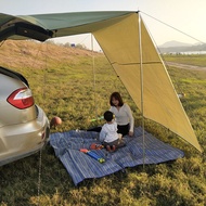 Awning ออนนิงข้างรถ ผ้าใบข้างรถ เต็นท์ข้างรถ Shelter Shade Camping tent ชุดผ้าใบข้างรถ ผ้า Oxford 210D ขนาด 300x200cm มีหลายสีให้เลือก