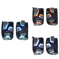 7/8in 22mm Universal Motorcycle Handlebar Switch Headlight Warning Turn Flash Light Signal Horn Butt
