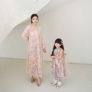 B_G / Little Aura Label - Brielle Dress In Dusty Pink