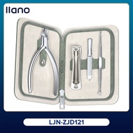 llano 4pcs Toenail Clippers Set Stainless Steel Sharp Curved Blade for Thick or Ingrown Nails Profes