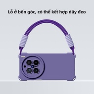 Ốp lưng GGUU cho Vivo X200 Pro/X200 Ultra/X200S bằng silicon có dây đeo cổ tay chống rơi