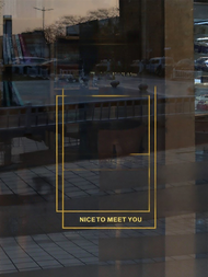 QIANGBIAO | Custom Business Hours Electrostatic Glass Sticker
