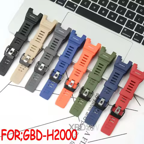 Resin Watchband Suitable for G-Shock Move GBD-H2000 Men's Replacement Band gbd-h2000 Watch Accessori