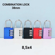 COMBINATION LOCK 38MM | 4-DIGIT PADLOCK | 4-NUMBER PADLOCK