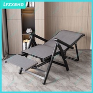 Folding Recliner Folding Nap Lunch Break Simple Dual-Use Portable Three-Fold Office Chair for the Elderly Balcony Outdoor Chair