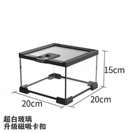 Rainforest Tank Glass Reptile Breeding Box Lizard Enclosure Ecological Tank Horned Frog Spider Tank 