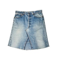 古著80s Levi's 501 拼接丹寧裙H
