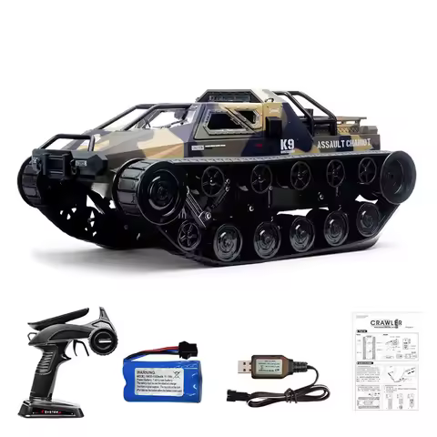 1/12 JJRC C8812 MAX Remote Control Tracked Off Road Vehicle RC Drifting Car 360° Rotation Lights Ope