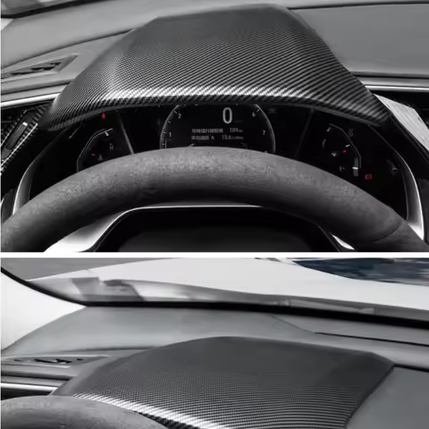 Dashboard Trim Cover Frame For Honda Civic 10th Gen FK7 FK8 SIFC Car Steering Wheel Center Console I