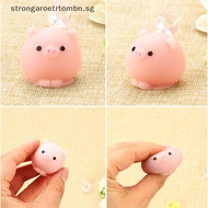 Strongaroetrtombn Mochi Cute Pig Ball Squishy Squeeze Healing Fun Toy Gift Relieve Anxiety Decor  SG